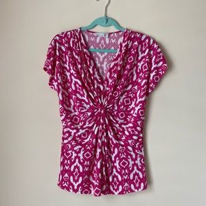 Pink Printed Top